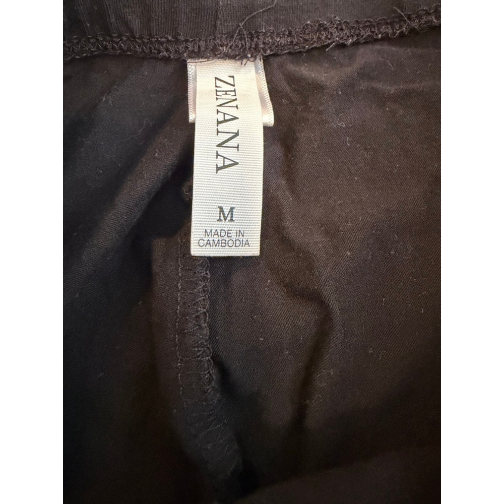 Zenana Basic Black Bike Shorts - High Waisted - Size Medium 2 AVAILABLE - Picture 3 of 5